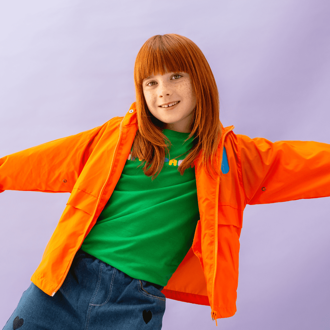 Windy Wonder Orange Jacket
