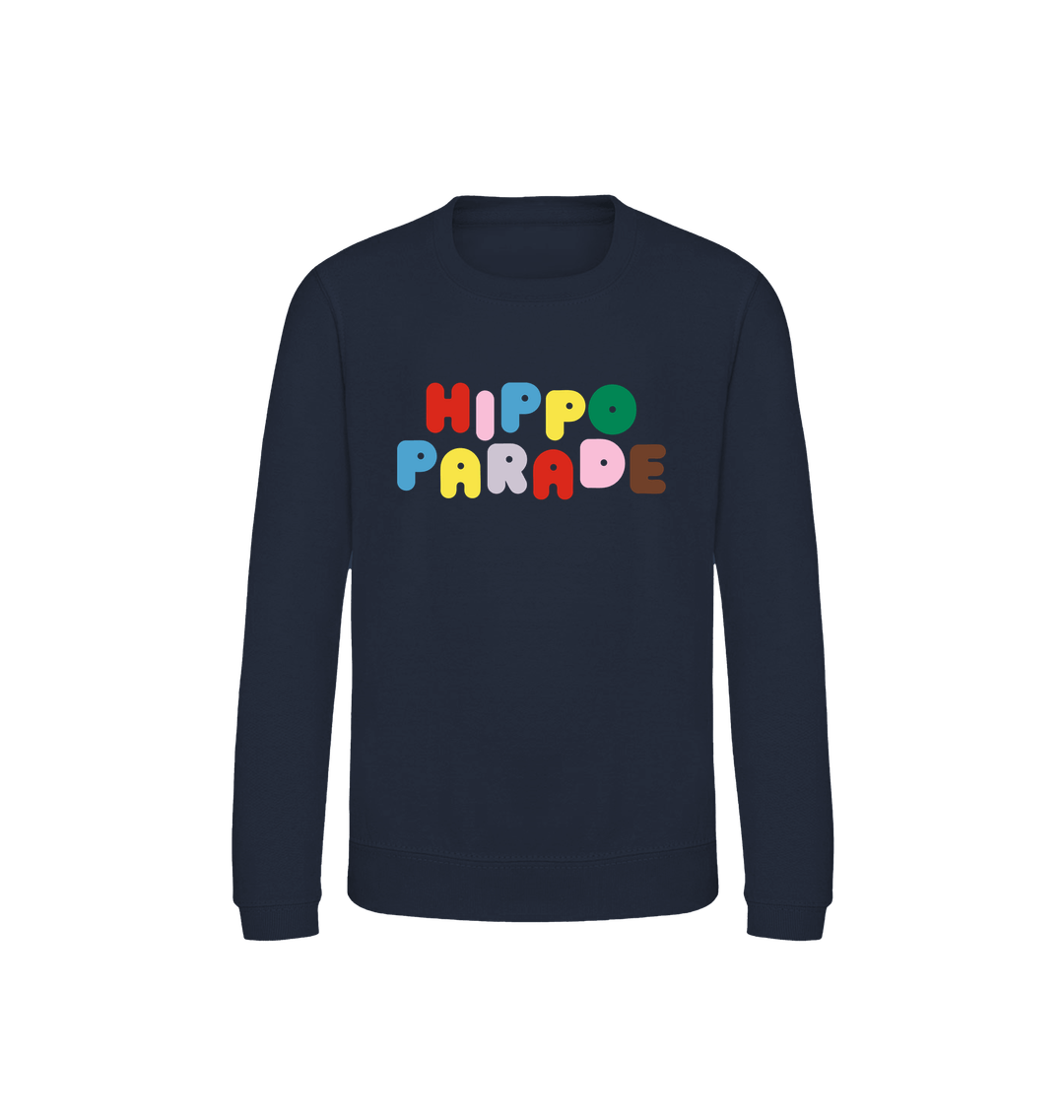 Oxford Navy Printed Sweater Front