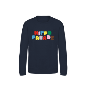 Oxford Navy Printed Sweater Front