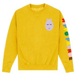 Sun Yellow Printed Sweater Front