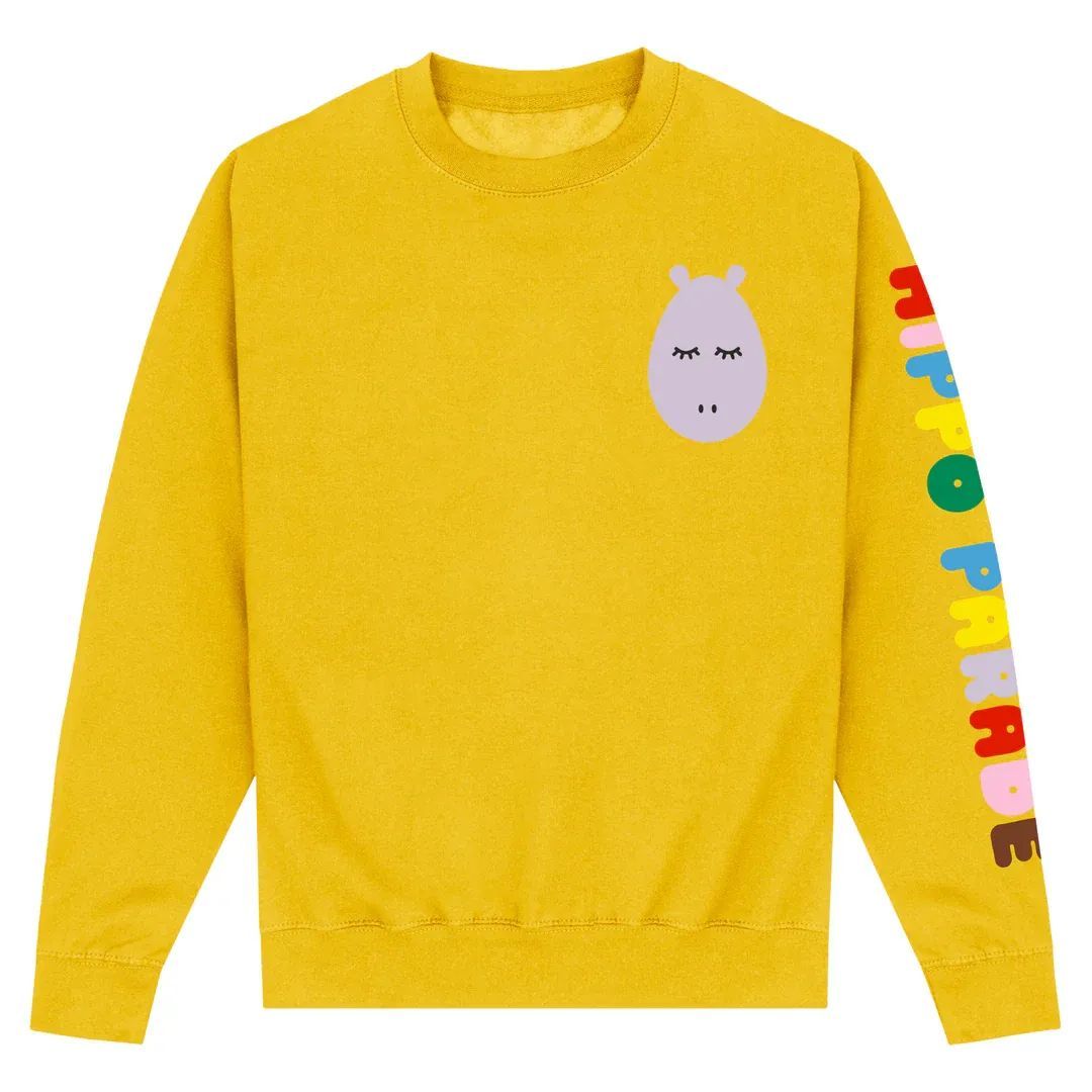Sun Yellow Printed Sweater Front