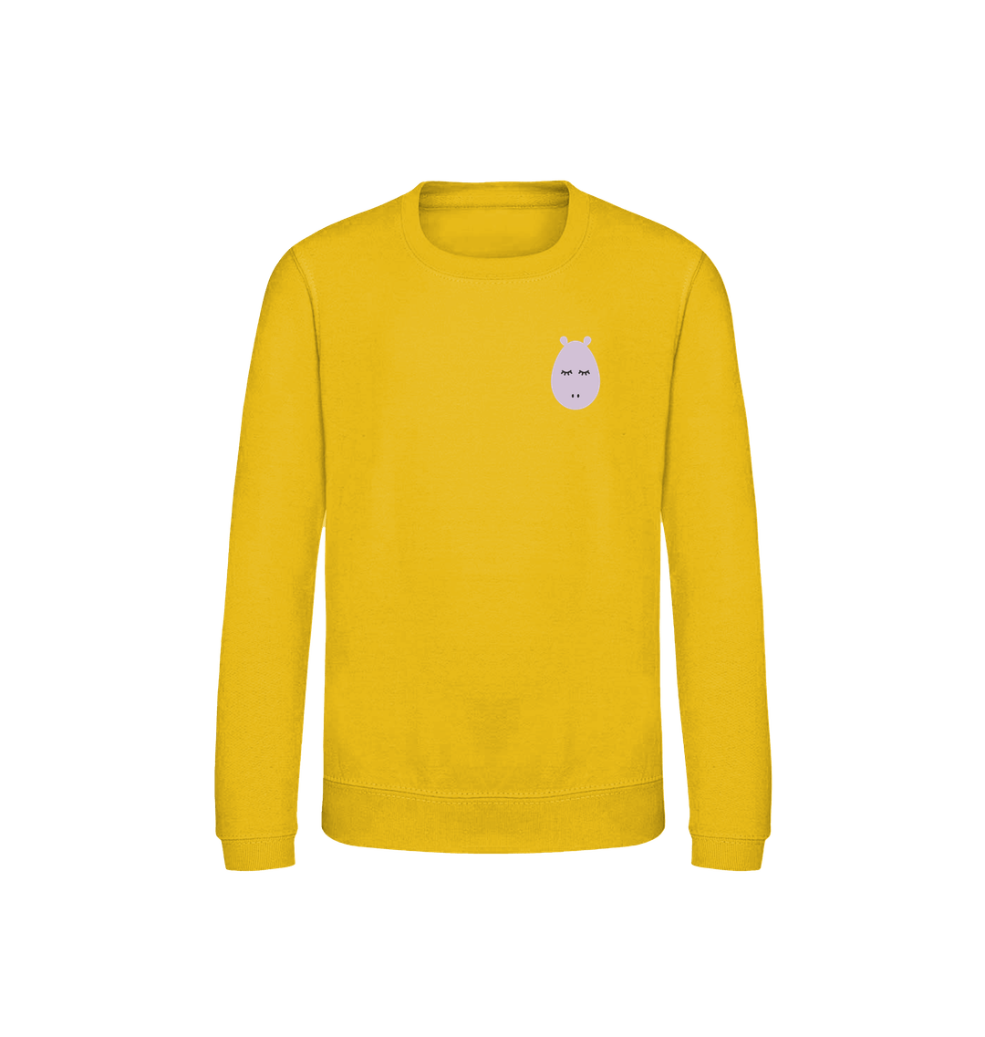 Sun Yellow Printed Sweater Front