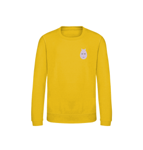 Sun Yellow Printed Sweater Front