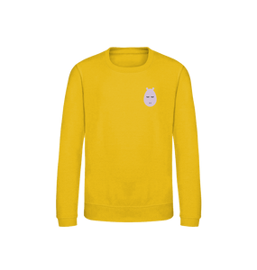 Sun Yellow Printed Sweater Front